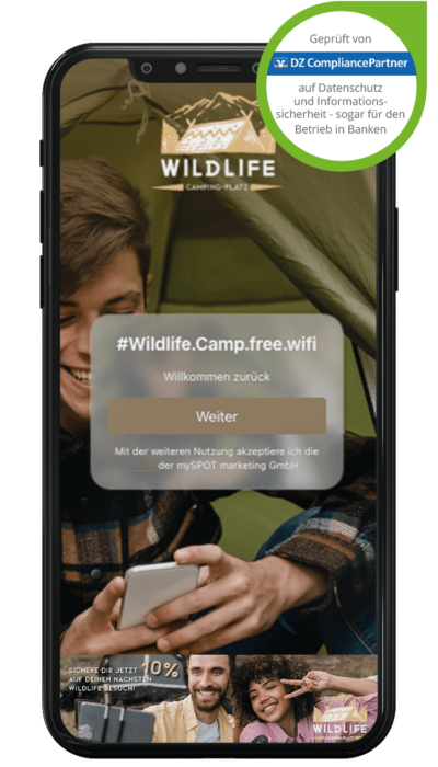 WLAN Lösungen für Campingplatz Login